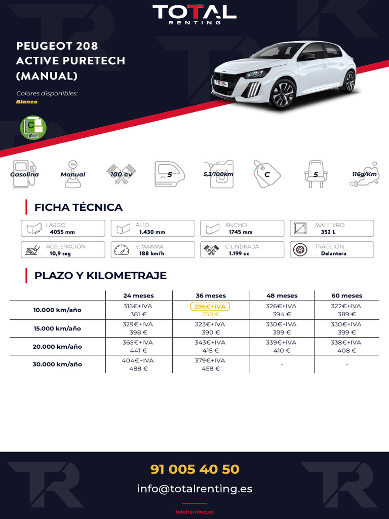 Carnet Entretien Peugeot 208 1 2 Puretech Pdf