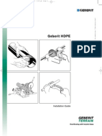 Geberit HDPE Installation Guide