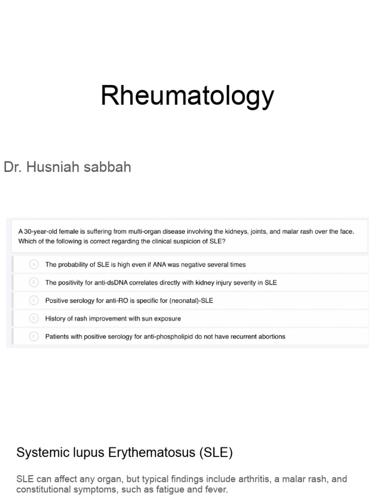 Rhematology | PDF