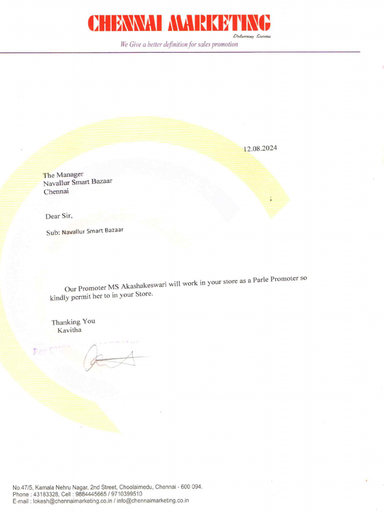 Parley Permission Letter | PDF