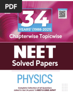 Arihant 34 Year Neet Physics Chapter Wise