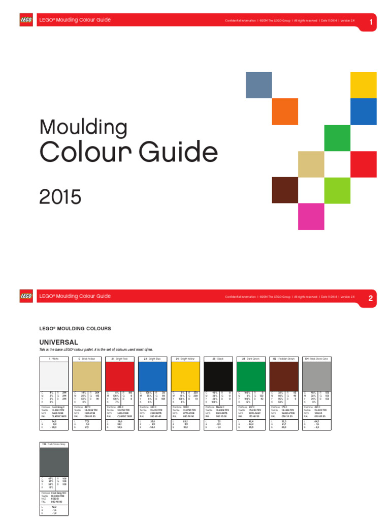 LEGO Moulding Colours 2015 | PDF