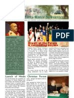Diwali at The Palace A Resounding Success: Launch of Hindu Christian Forum