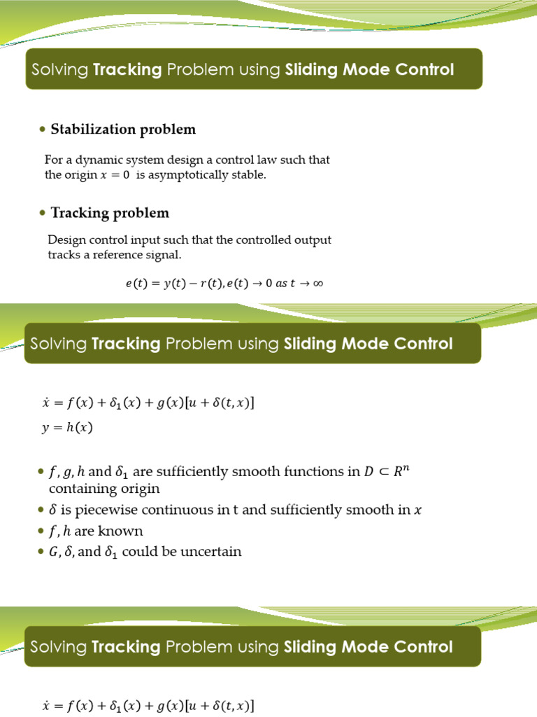 NCS - 06 - Sliding Mode Control - 04 | PDF