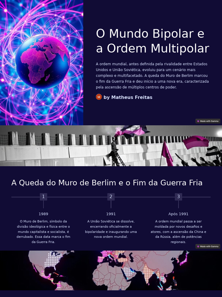 Nova Ordem Multipolar Global 2023 | PDF | Multilateralismo | Guerra Fria
