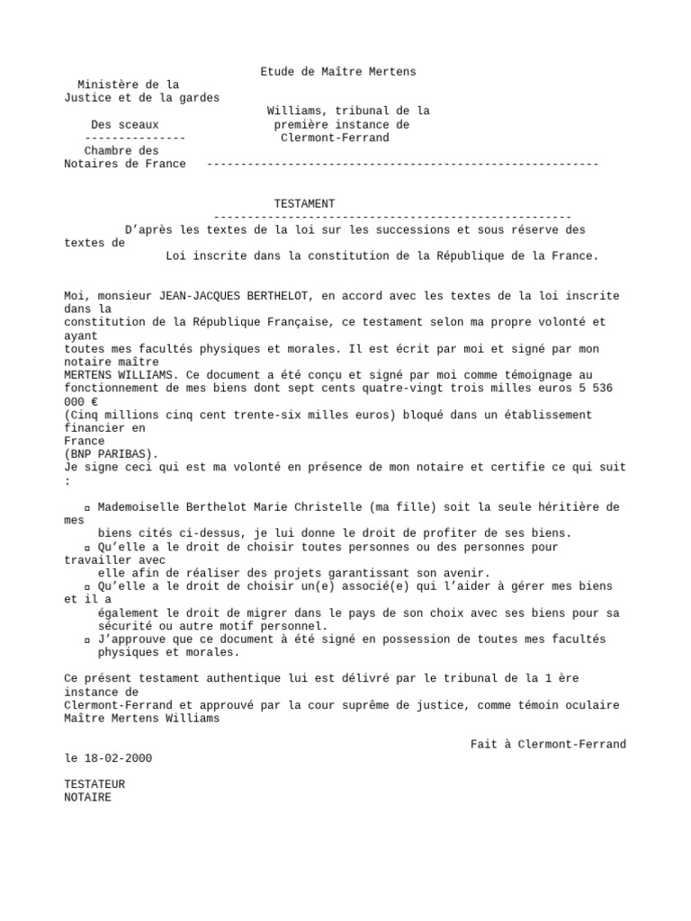 Testament | PDF