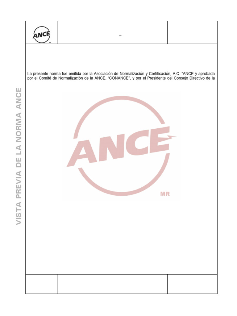 NMX J 005 Ance 20152 | PDF