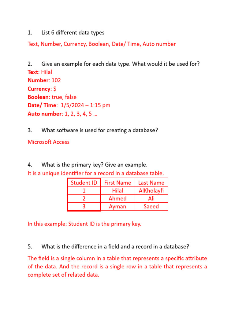 Paper vs. Computer-Based Databases | PDF