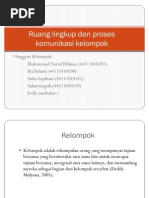 Download Ruang Lingkup Dan Proses Komunikasi Kelompok by Ridho Azlam Ambo Asse SN77227722 doc pdf