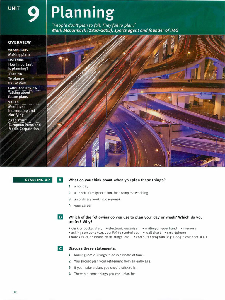 Unit 09-Planning | PDF