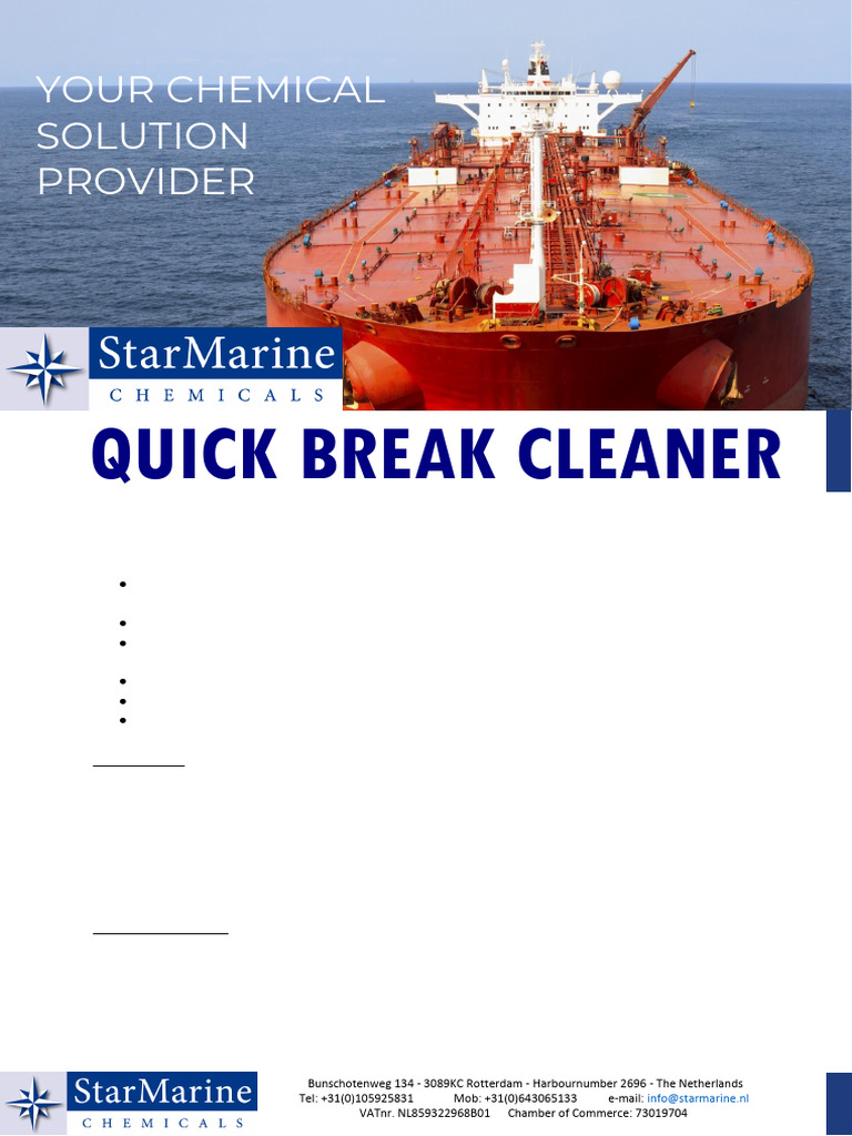 Quick Break Cleaner | PDF