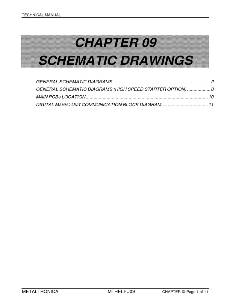 MTHELI-U09 Chap09 SCHEMATIC DRAWINGS | PDF