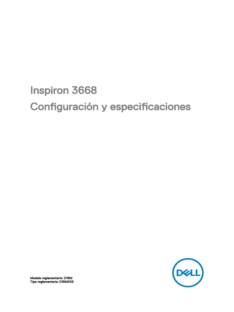 Inspiron 3668 desktop setup guide es mx pdf