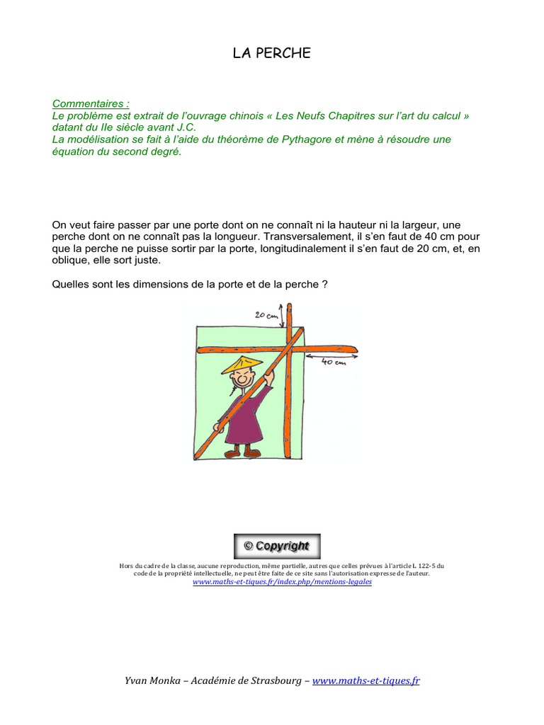 Premiere Probleme 4 | PDF