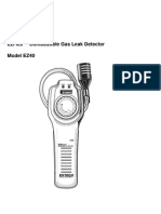 Ezflex™ Combustible Gas Leak Detector Model Ez40: User'S Guide