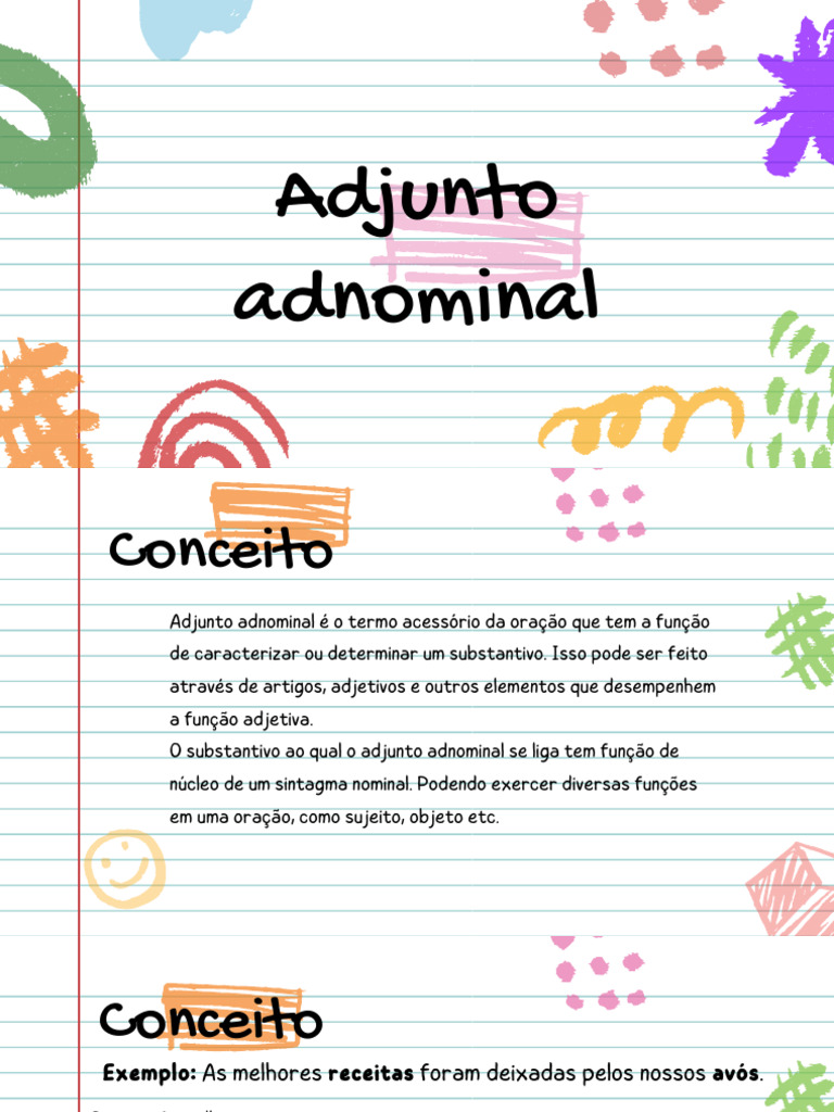 Adjunto Adnominal | PDF