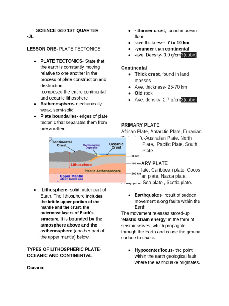 SCIENCE G10 1ST QUARTER revised | PDF