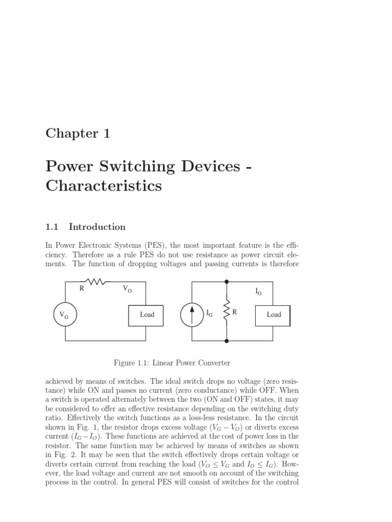 Power Switching Devices - SMPC - VRamnarayanan | PDF