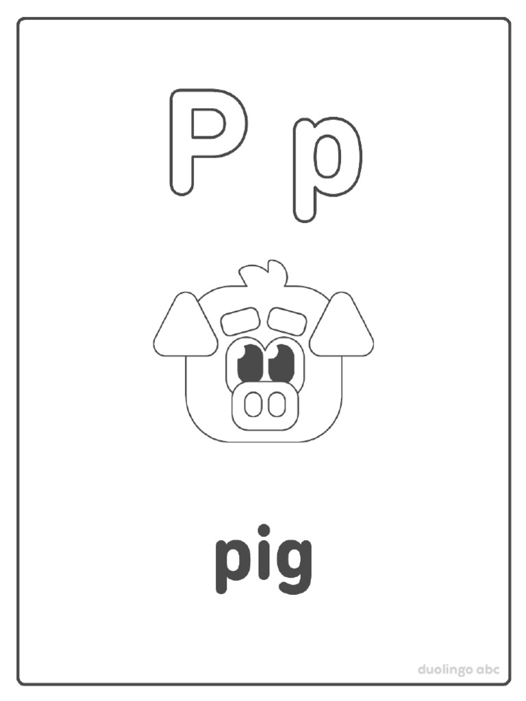 Duolingo abc p printable pdf