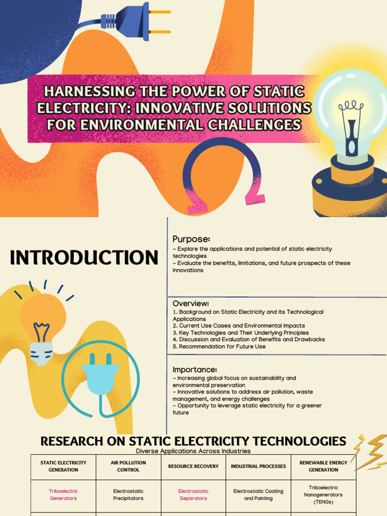 Harnessing The Power of Static Electricity Innovative Solutions For ...