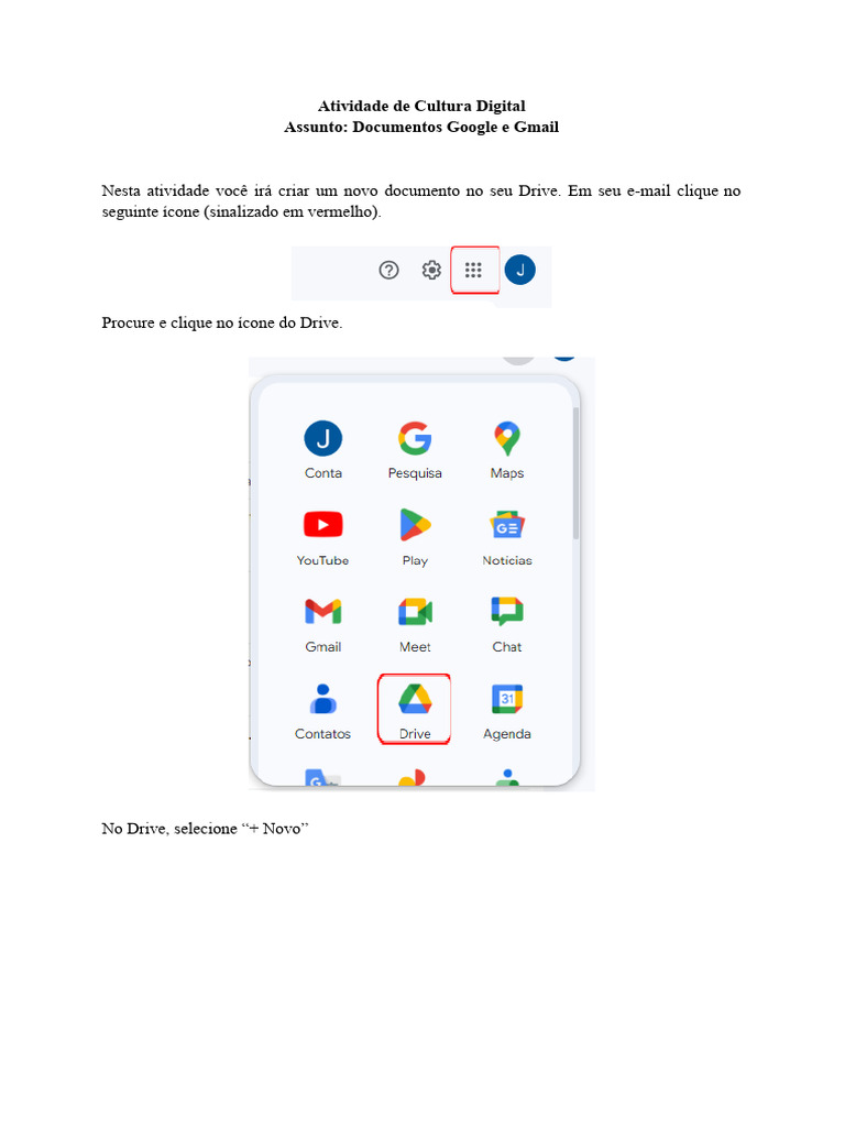 Atividade De Cultura Digital Documentos Pdf