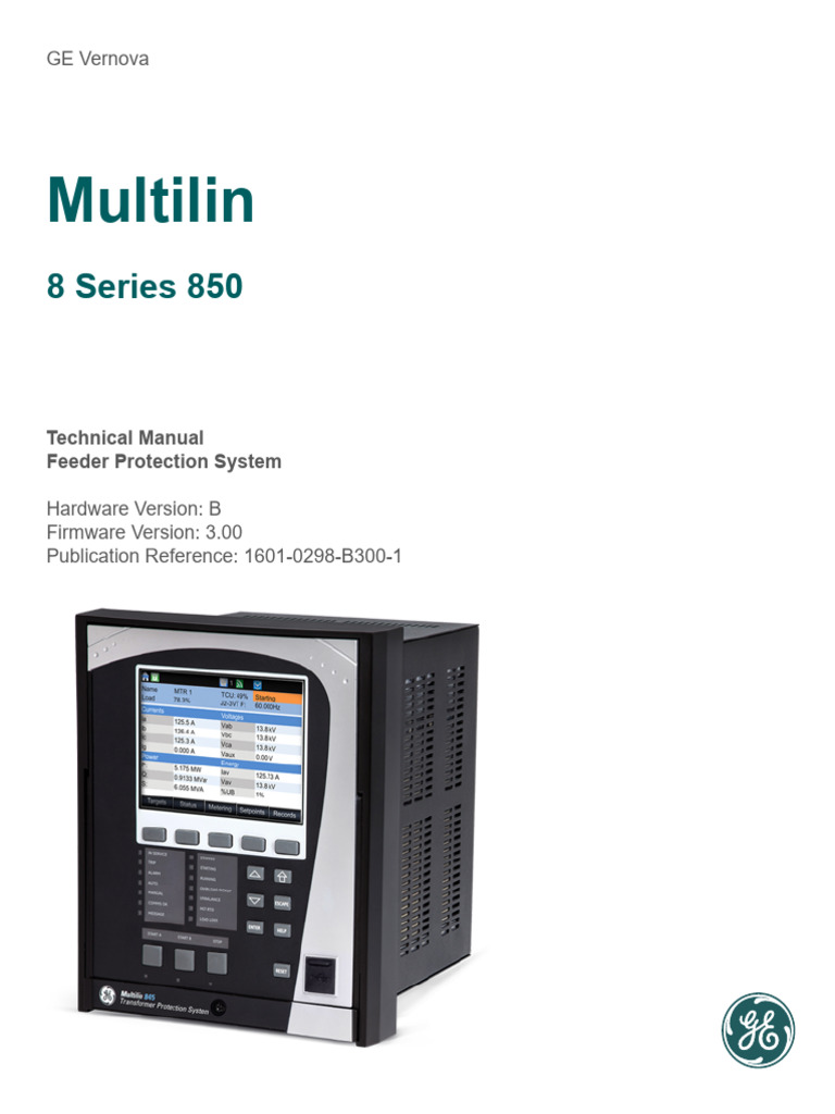 Multilin: 8 Series 850 | PDF