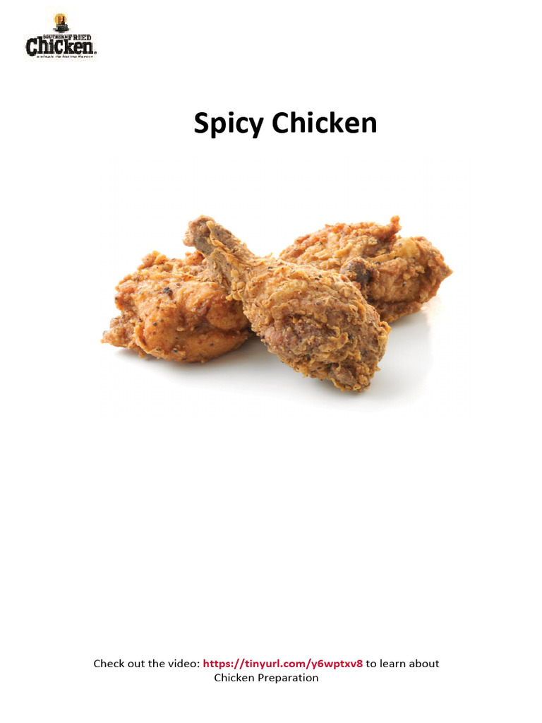Spicy Chicken | PDF