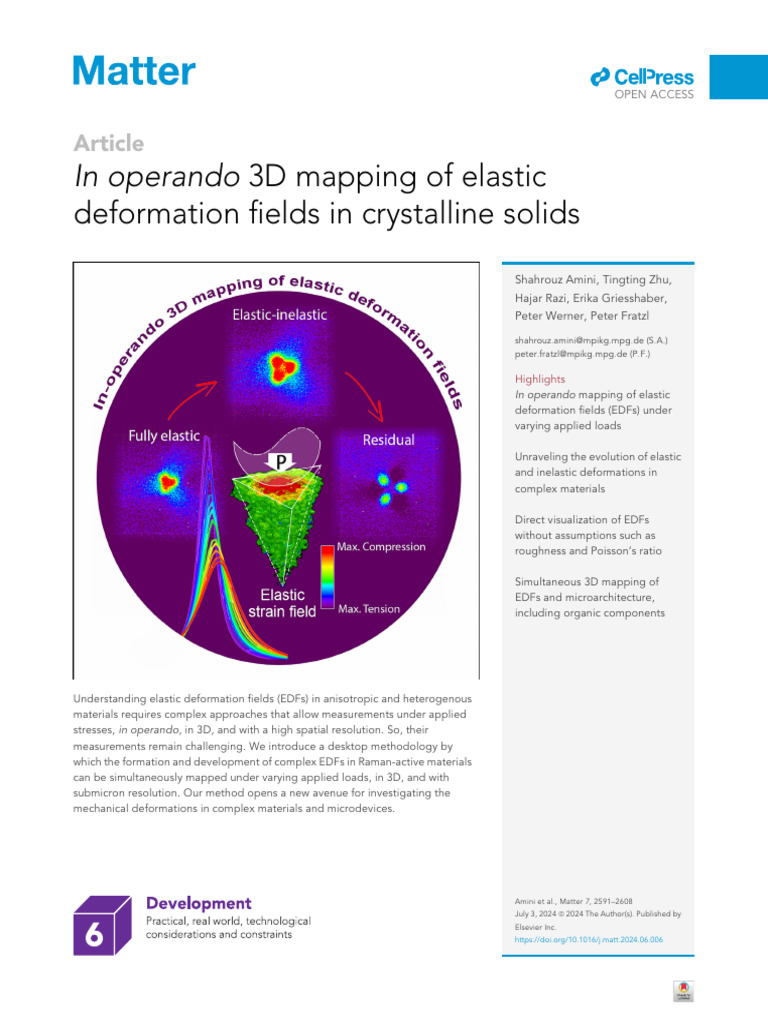 Amini 等 - 2024 - In operando 3D mapping of elastic deformation field | PDF