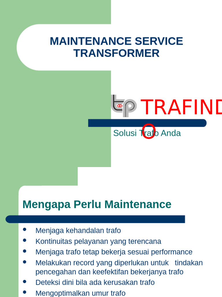 Maintenance Service | PDF