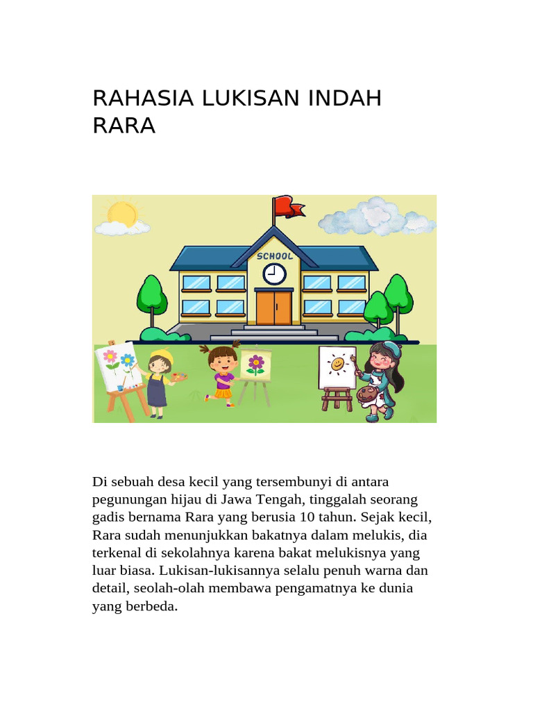 Rahasia Lukisan Indah Rara | PDF