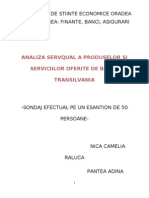 Analiza Servqual A Produselor Si Serviciilor Oferite de Banca Transilvania