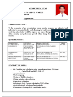 Mohammed Khaja Abdul Wahed: Curriculum Vitae