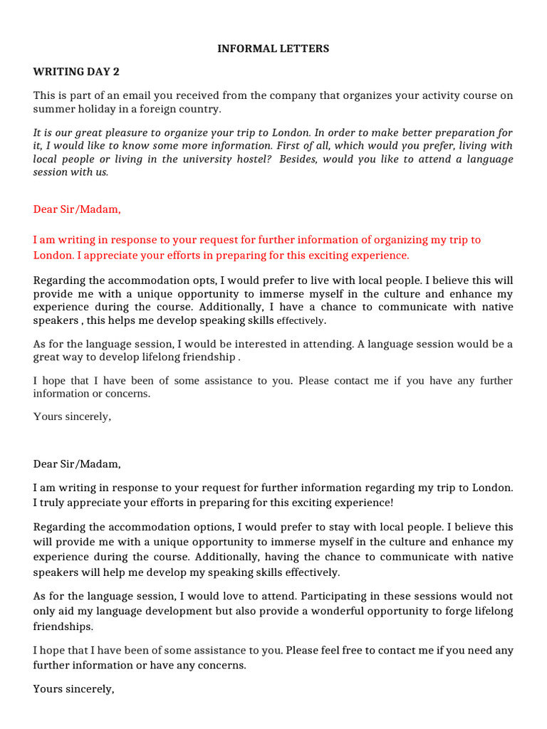 Writing Day 2 | PDF