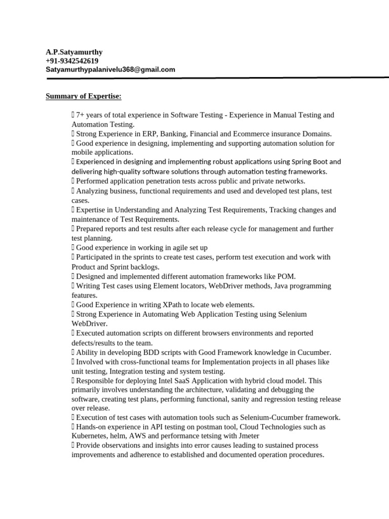 Automation Testing Cloud Resume 2 | PDF