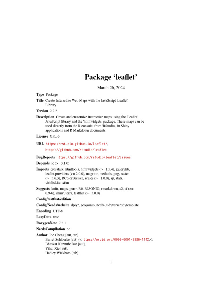 Leaflet | PDF