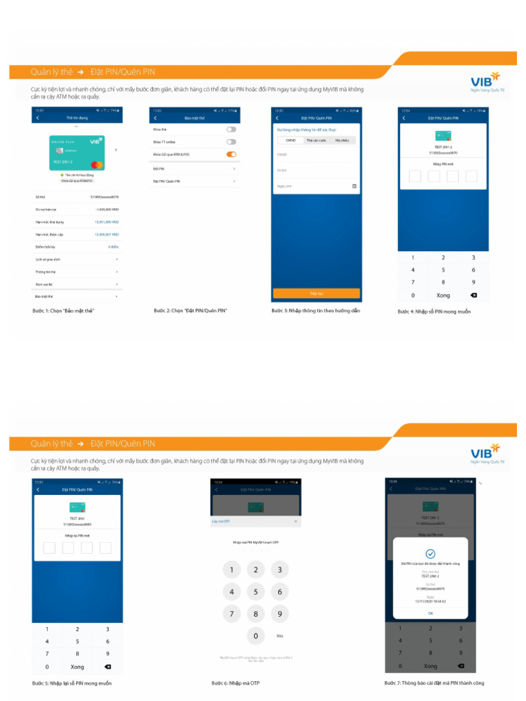 HDSD Set PIN 12112020 | PDF
