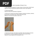 IV Tubing and Fluid Change Guide | PDF | Intravenous Therapy | Equipment