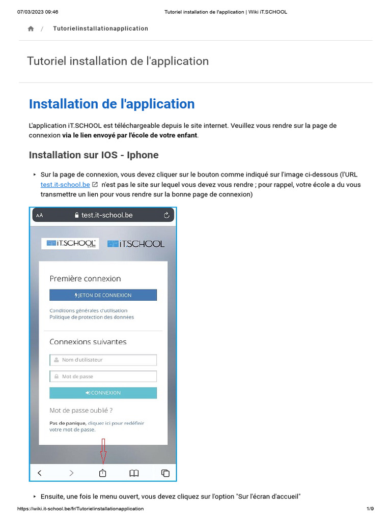 .Tutoriel Installation de L'application IT - schoOL | PDF