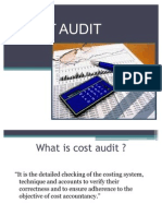 Cost Audit.....