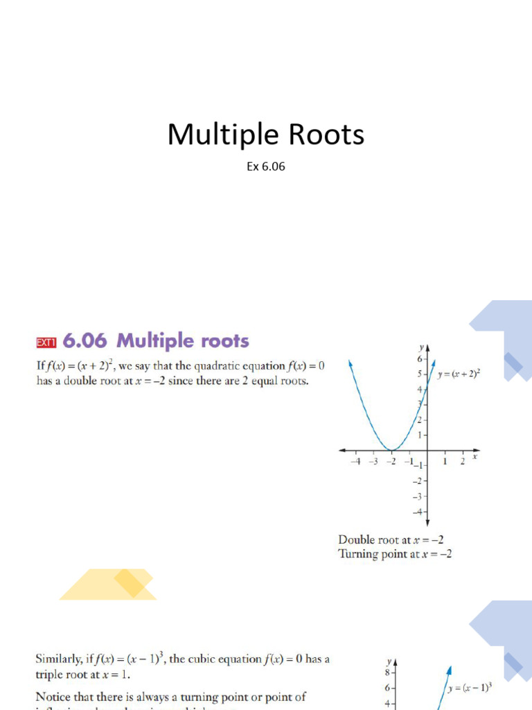 Multiple Roots | PDF