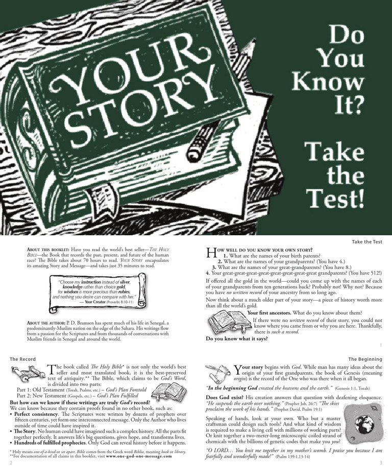 Your Story Booklet | PDF