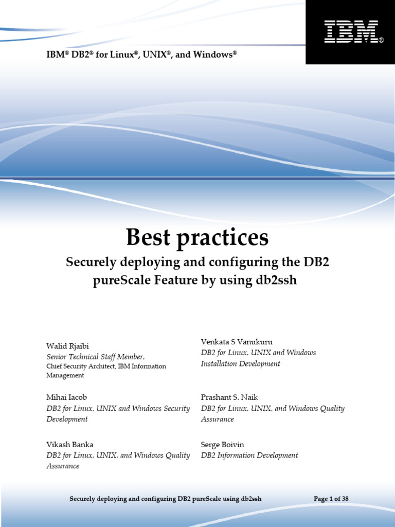 DB2BP Db2locssh 0914 | PDF