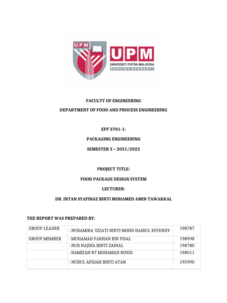 Epf 3701-1 - Packaging Engineering | PDF