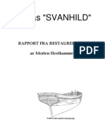 Rapport Etter Restaureringen Svanhild 1994