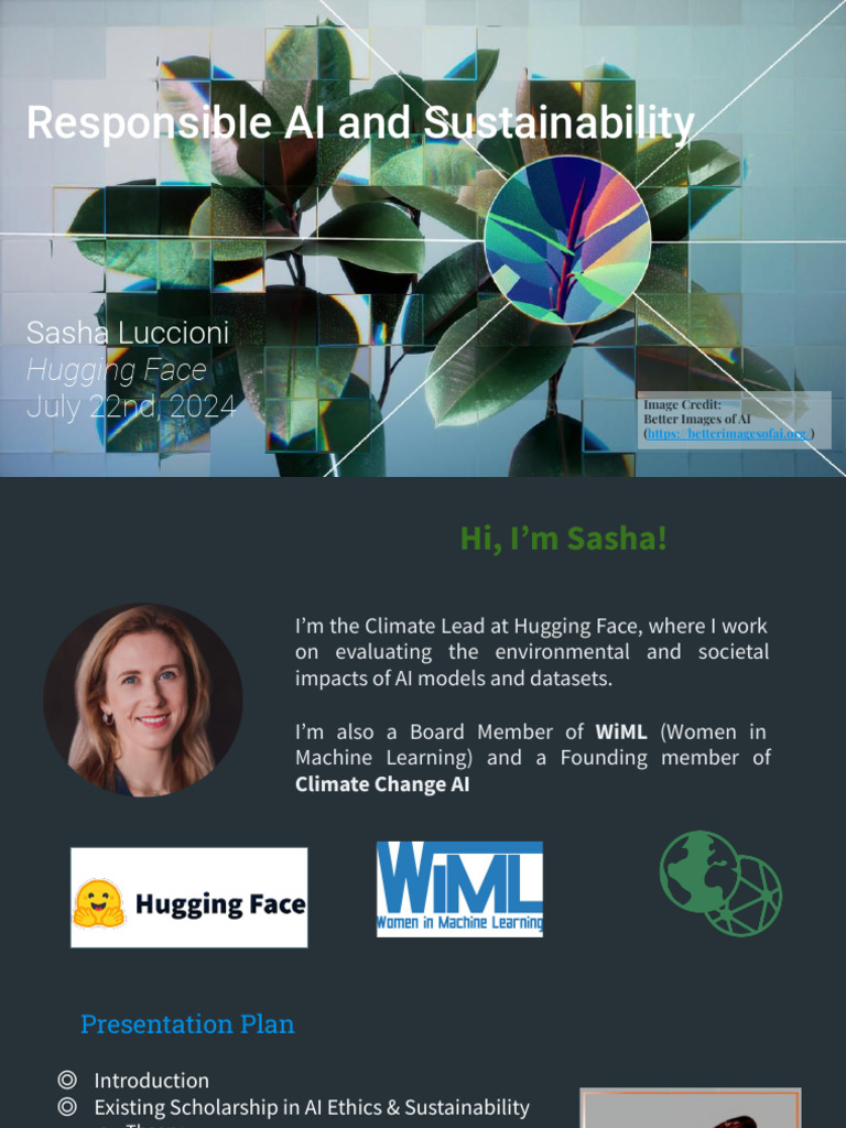 (CCAI Summer School) Responsible AI and Sustainability | PDF