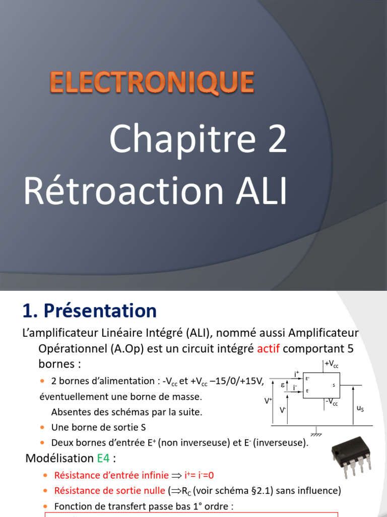 E2 Rétroaction ALI | PDF