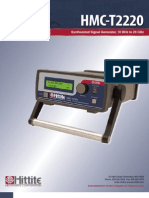 Hmc-T2220: Synthesized Signal Generator, 10 MHZ To 20 GHZ