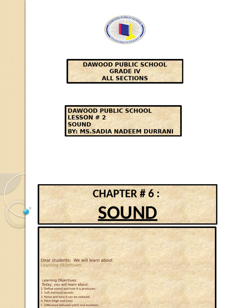 Sound | PDF