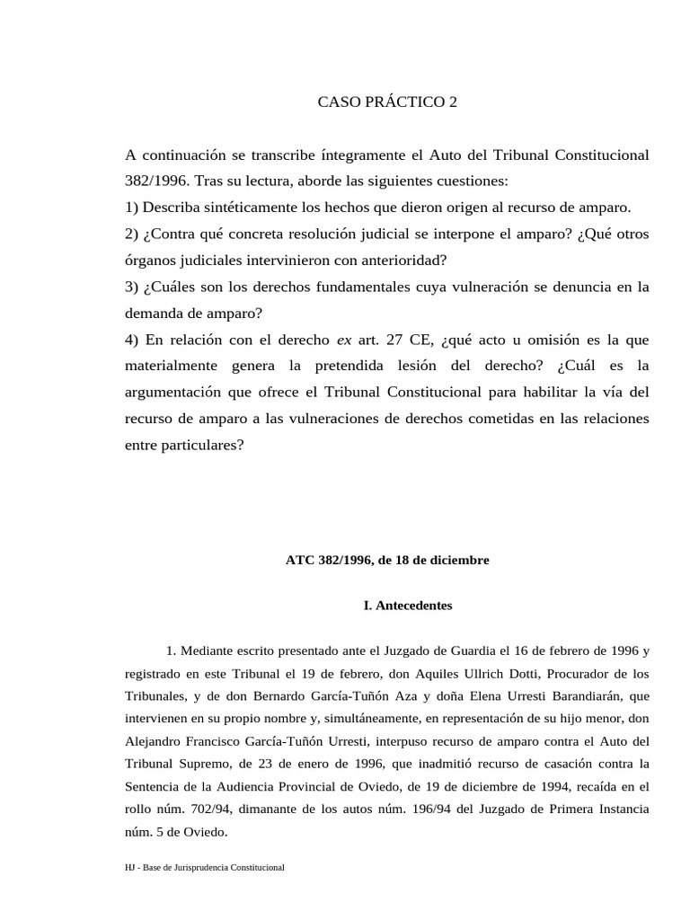 Clase Práctica 2 Atc 382-1996 | PDF