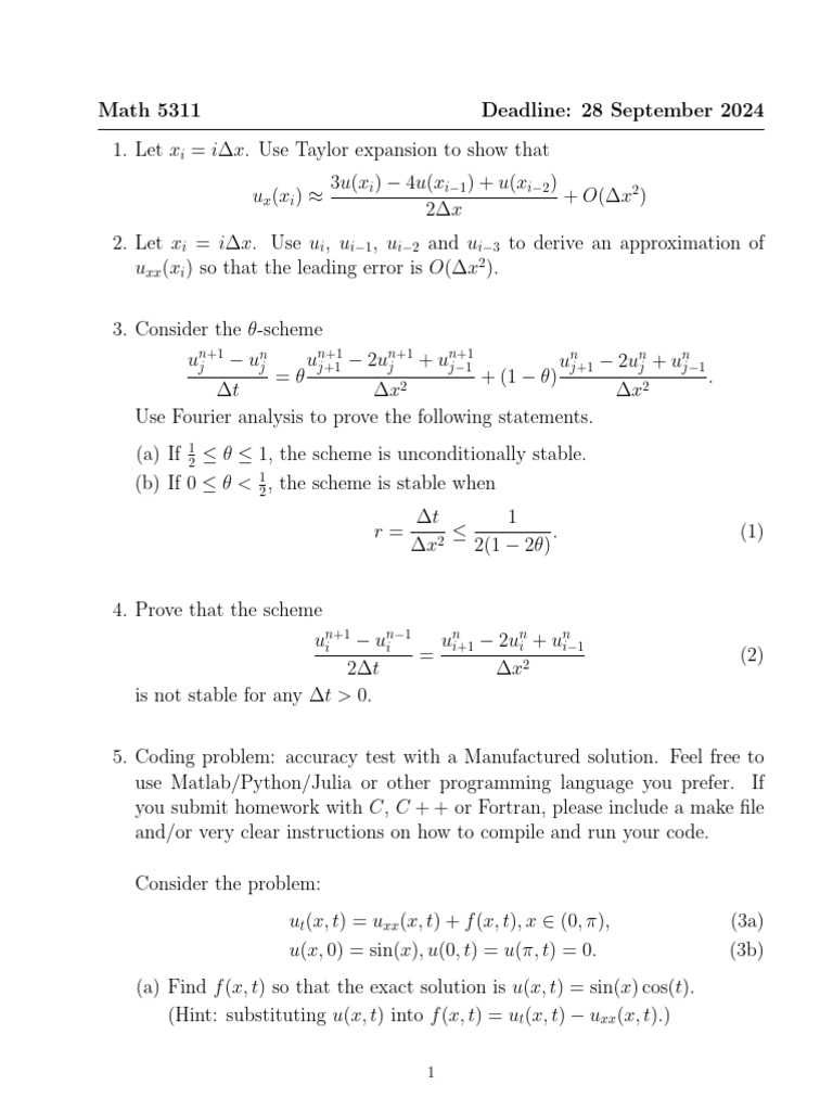 HW 1 | PDF